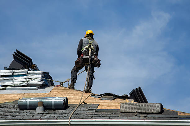 Professional Storm Damage Roof Repair technician working in Geronimo, OK